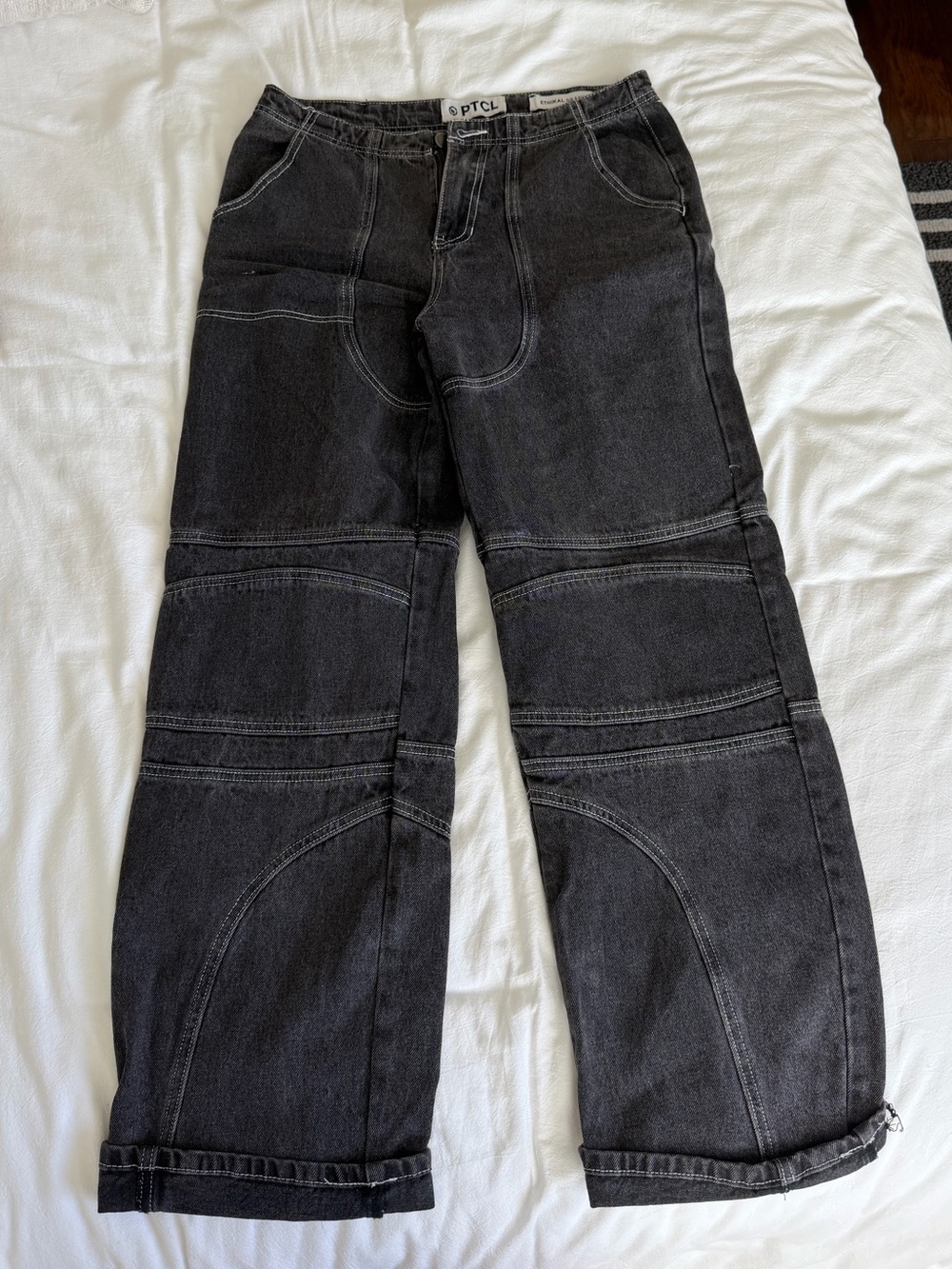 PTCL Baggy Black Jeans